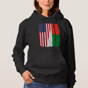 Vintage amerikanische Madagaskar-Flagge Familie pa Hoodie