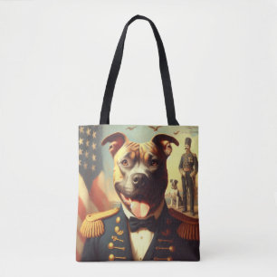 Vintage amerikanische Pit Bull Terrier Malerei