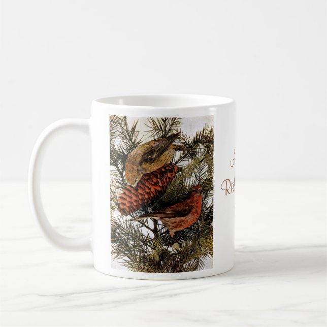Vintage amerikanische rote kaffeetasse (Links)