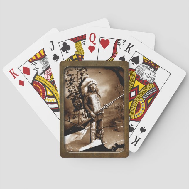 Vintage amerikanische Spielkarten (Rückseite)