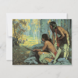 Vintage Amerikanische Ureinwohner, Taos Türkei Jäg