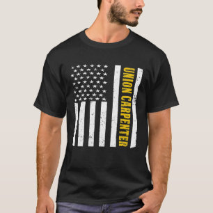Vintage amerikanische USA-Flagge Union Zimmermann T-Shirt