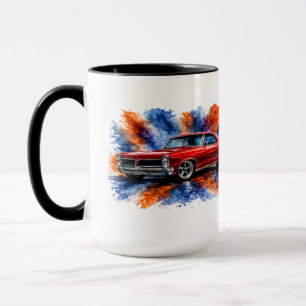 Vintage-Amerikanischer-Muscle-Car-Kaffeebecher Tasse
