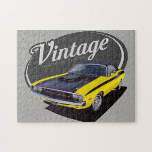 Vintage Amerikanischer Muscle Challenger Puzzle