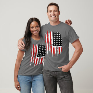 Vintage-Amerikanisches-Flaggen-T-Shirt T-Shirt