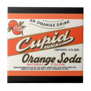 Vintage Amor-orange Fliese