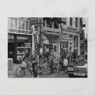 Vintage Amsterdam Holland Bikers Postkarte
