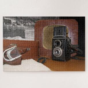 Vintage analoge Camcorder Puzzle