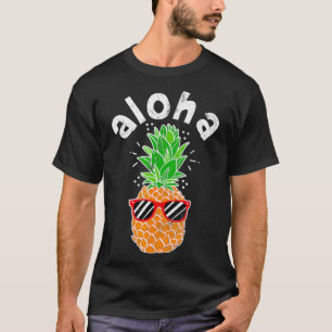 VINTAGE Ananas Aloha Sonnenbrille Hawaii T-Shirt