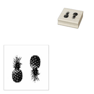 Vintage Ananas Gummistempel