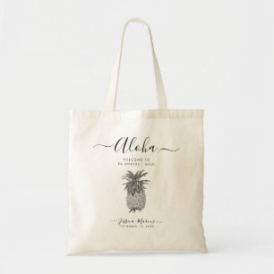 Vintage-Ananas-Willkommensgeschenke Tragetasche