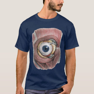Vintage Anatomie des Menschen, Augenbläschen mit M T-Shirt