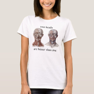 Vintage Anatomie des Menschen, Kopf-Throat-Nase T-Shirt