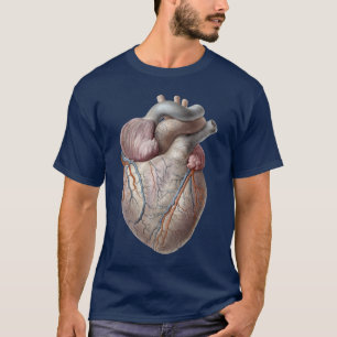 Vintage Anatomie gesunde Herzorgane T-Shirt