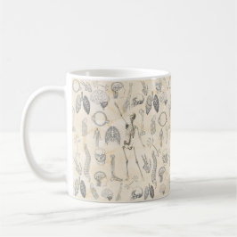 Vintage Anatomie Kaffeetasse