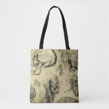 Vintage Anatomie Tote Bag