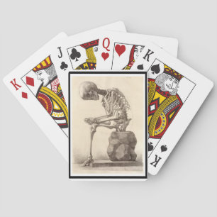 Vintage Anatomisches Skelett Spielkarten Deck