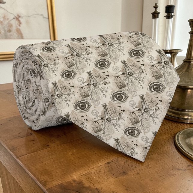 Vintage Anatomy Science Custom Necktie Krawatte (Von Creator hochgeladen)