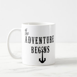 Vintage Anchor Classic Das Abenteuer Beginnt Kaffeetasse