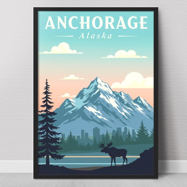 Vintage Anchorage Alaska Poster (Von Creator hochgeladen)