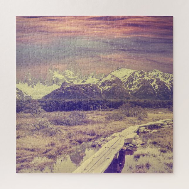 Vintage Anden: Fitz Roy Reihe. Puzzle (Vertikal)
