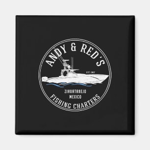 Vintage Andy And Red's Angel-Ausflüge Magnet