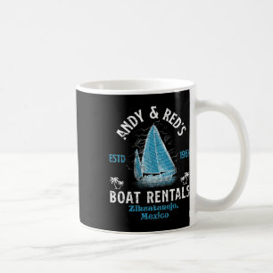 Vintage Andy and Red's Boat Repair Fishing Charter Kaffeetasse
