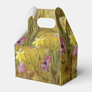 Vintage Anemone und Affodils Henry Newman Geschenkschachtel