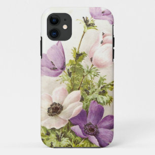 Vintage Anemonen-Blumen Case-Mate iPhone Hülle