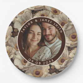 Vintage Anemonen verzaubern die Hochzeit im Hinter Pappteller
