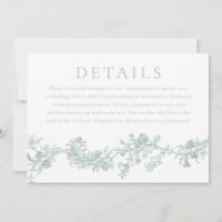 Vintage Angaben zur Hochzeit in digitaler oder ged