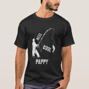 Vintage Angel Cool Pappy Angeln Fischer Geschenk T-Shirt