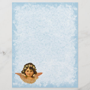 Vintage Angel Letterhead-Stationierung