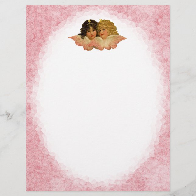 Vintage Angel Letterhead-Stationierung (Vorderseite)