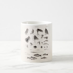 Vintage Angelhaken aus dem 19. Jahrhundert Alte Fl Kaffeetasse