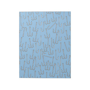 Vintage Angelhaken Notizblock