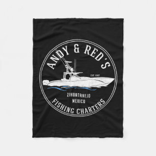 Vintage Angelkarten von Andy Red Fleecedecke