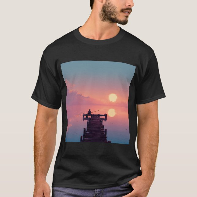 Vintage Angelköder T-Shirt (Vorderseite)