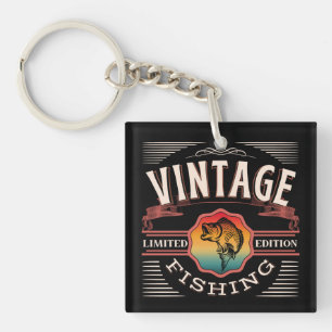VINTAGE-ANGELN LIMITIERTE AUFLAGE SCHLÜSSELANHÄNGER