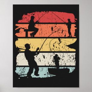 Vintage-Angeln Poster