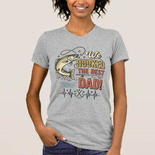 Vintage-Angeln Vater Wir haben den besten Vater Ve T-Shirt