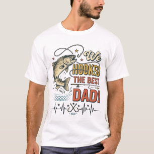 Vintage-Angeln Vater Wir haben den besten Vater Ve T-Shirt