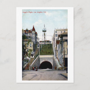 Vintage Angel's Flight Los Angeles Postkarte