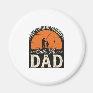Vintage-Angler-Kumpel-Vater-Shirt-Design_1 Magnet