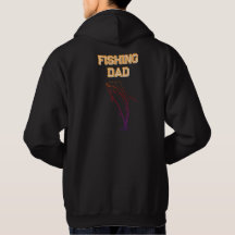 Vintage-Angler-Vater Retro-Sonnenuntergang Fischer