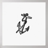 Vintage Ankerabbildung