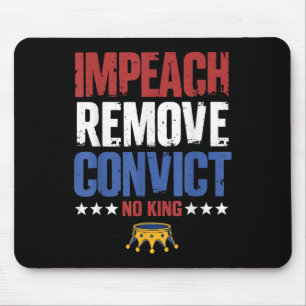 Vintage Anklage Absetzen Verurteilen Keine Könige Mousepad
