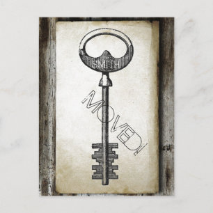 Vintage Ankündigungspostkarte