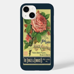 Vintage-Anleitung für Rosenkultur Buchcover Kunst, Case-Mate iPhone 14 Hülle