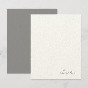 Vintage Anmerkungen Personalisiert Stationierung Mitteilungskarte